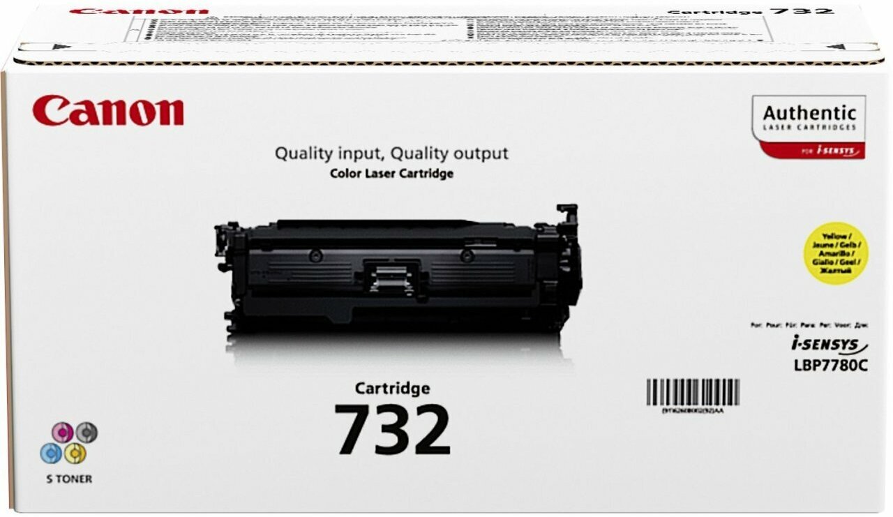 Картридж Canon 732Y для LBP7780Cx жёлтый 6400стр - фото №9