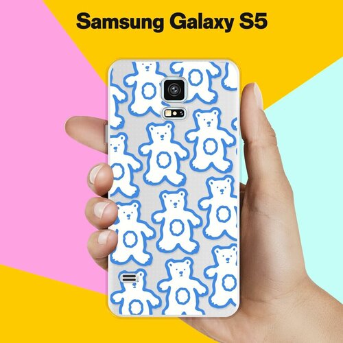 Силиконовый чехол на Samsung Galaxy S5 Мишки / для Самсунг Галакси С5