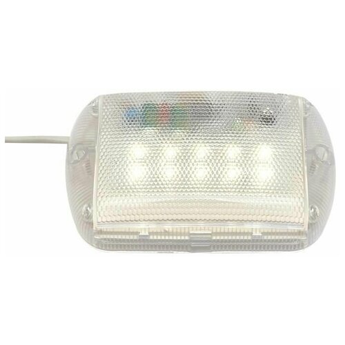 Светильник светодиодный 6Вт IP40 700лм с оптико-акустич. датчиком антивандал. противосъемные заглушки Актей СА-5006