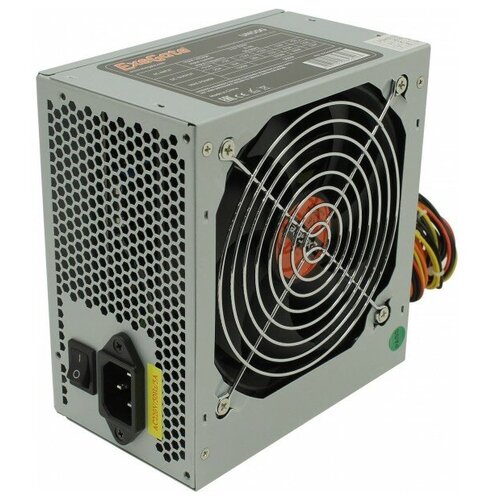 Блок питания 500W ExeGate UN500 ATX PC 12cm fan 24p4p 68p PCI-E 3SATA 2IDE FDD кабель 220V в комплекте 277000₽