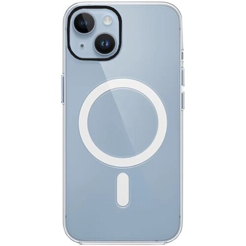 Чехол-накладка Comma Hard Jacket Anti-Backterial Magnetic Case для iPhone 14 Plus (Цвет: Clear)