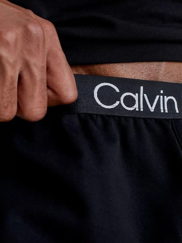 Брюки домашние Calvin Klein, Цвет: черный, Размер: M - фотография № 8