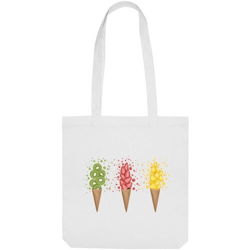 фото Сумка шоппер us basic, белый