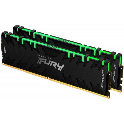 Оперативная память Kingston 16GB 3200MHz DDR4 CL16 DIMM (Kit of 2) FURY Renegade RGB KF432C16RBAK2/16