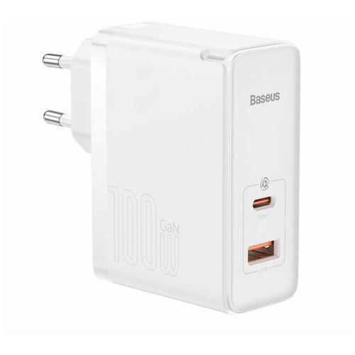 Сетевое зарядное устройство Baseus GaN5Pro Fast Charger 1USB 1C 100W (CCGP090202) белый