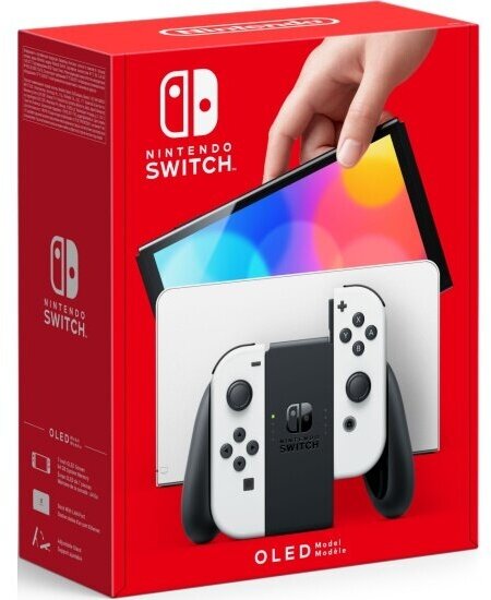 Игровая приставка NINTENDO Switch - OLED-модель (белая)