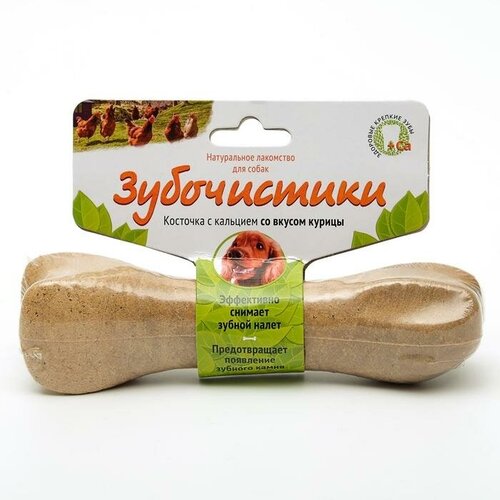Зубочистики Деревенские лакомствадля собак средних пород со вкусом курицы 95 г 378₽