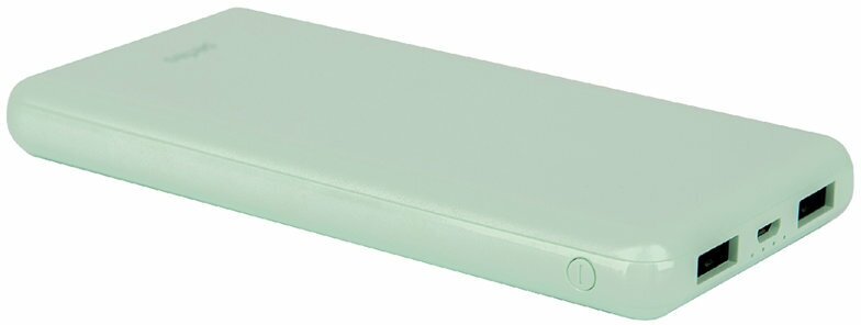 Внешний аккумулятор Perfeo Power Bank Color Vibe 10000mAh Mint PF_D0165