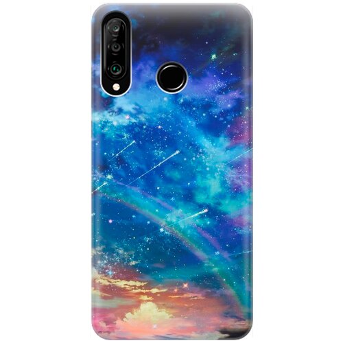 фото Re:pa накладка transparent для huawei p30 lite / honor 20s / honor 20 lite с принтом "звездопад"