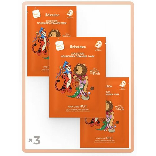 JMsolution Питательная тканевая маска с керамидами / Disney COLLECTION NOURISHING CERAMIDE MASK, 3 шт.*30 мл