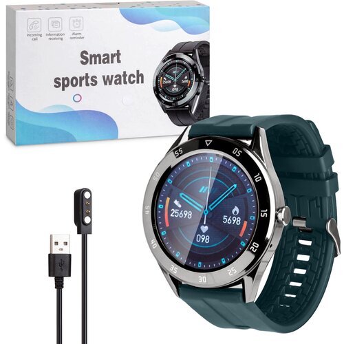 Фитнес-браслет Y10 зеленый серебро 79900₽