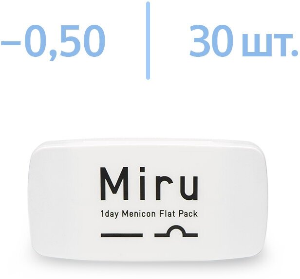   MIRU 1 Day Menicon Flat Pack  (30 ) -0,5 / 8.6