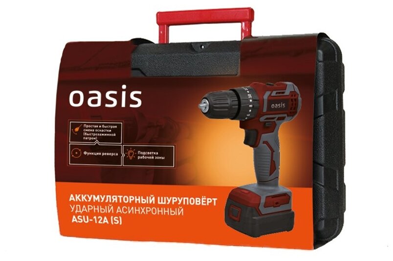 Шуруповерт Oasis ASU-12A (S) аккумуляторный - фотография № 6