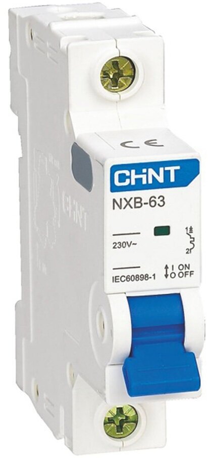 Автоматический выключатель Chint NXB-63 1P C10 А 6 кА - фотография № 2