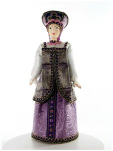 Фото Кукла коллекционная Потешного промысла в традиционном девичьем костюме.