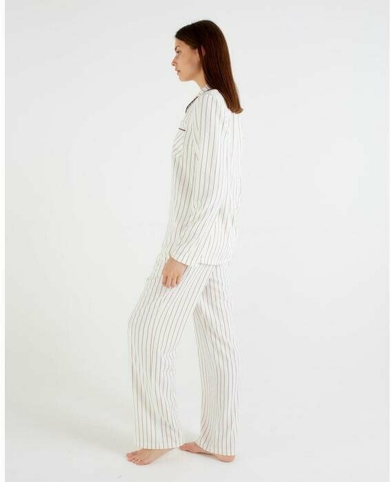 Пижама женская MINAKU: Light touch цвет белый, р-р 46 - фотография № 16