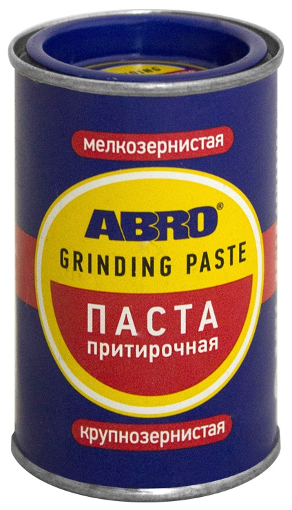 Паста притирочная для клапанов ABRO универсальная (притирка клапанов) мелкозернистая, крупнозернистая 100 гр. GP-201