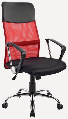 Изображение товара Офисное кресло Mio Tesoro Монте AF-C9767, Сетка, черный/красный