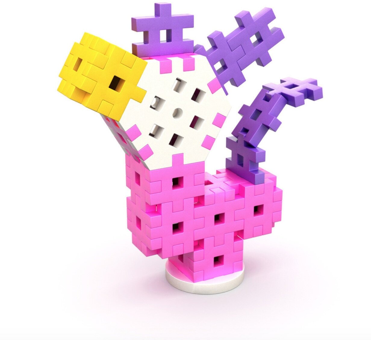 Конструктор Meli Basic Pink Фигурные, 200 деталей (50060) - фото №13