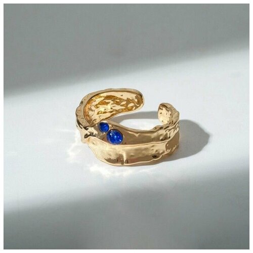 Кольцо, синий кольцо аметист безразмерное синий мультиколор