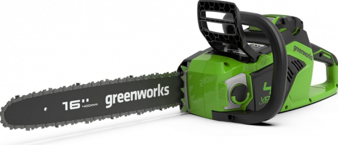 Пила цепная аккумуляторная GreenWorks GD40CS18K2 2005807UA