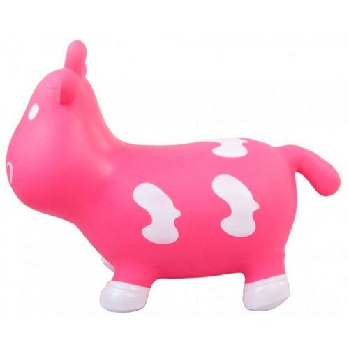 Мяч прыгун КНР для гимнастики, Животное Корова, розовая, в коробке (141-21-69) мяч прыгун животное лошадь корова 141 220g