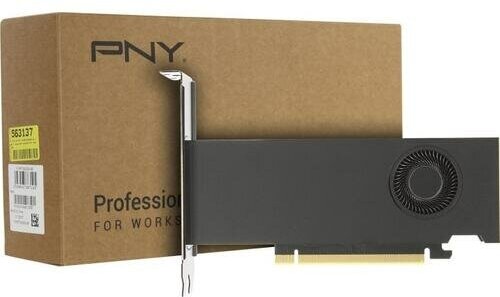 Видеокарта PCI-E PNY 6GB GDDR6 192bit 8nm 4*mDP - фото №2