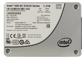 Жесткий диск SSD 2.5" 1200Gb Intel S3520 Series, 380/450MBs, 17500 IOPS, MLC 3D NAND, SATA-III (SSDSC2BB012T701)