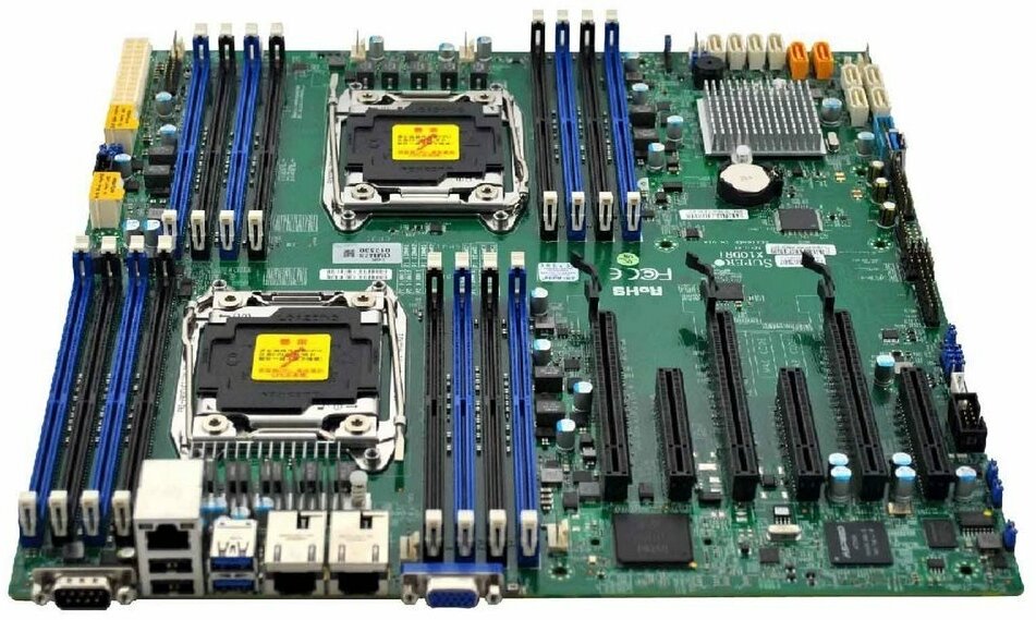 Материнская плата Supermicro X10DRi Intel S2011 iC612 eATX 10xSATA3 SATA RAID iI350