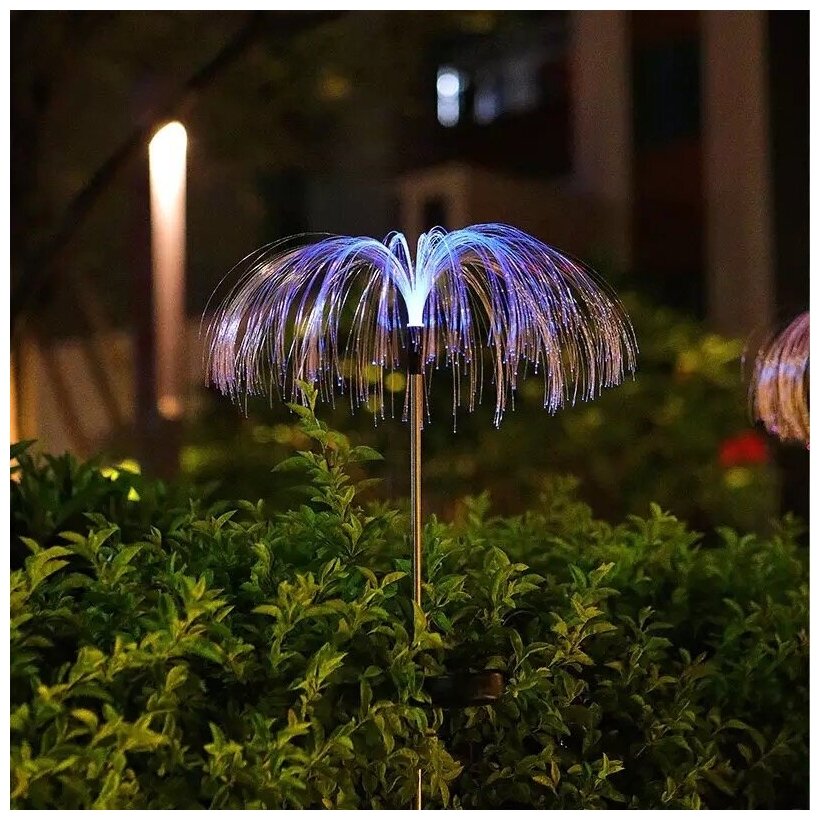 Садовая фигурка светильник медуза, 2 шуки - фотография № 10