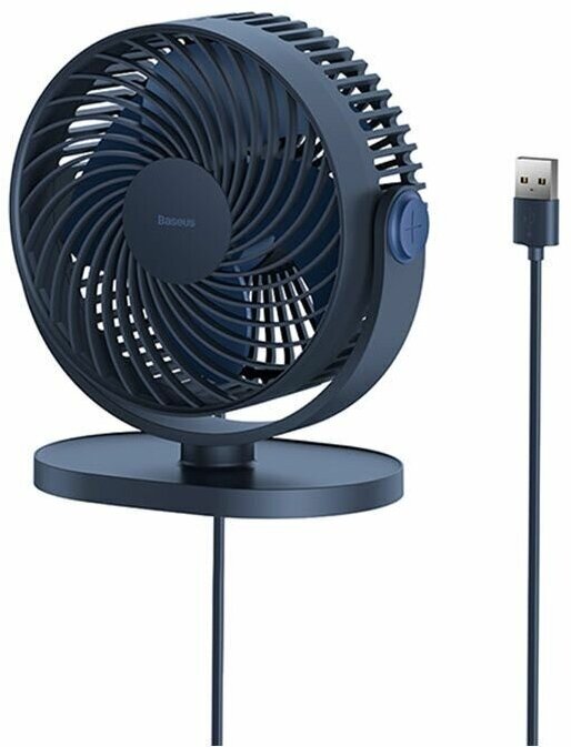 Настольный мини-вентилятор Baseus Serenity Desktop Fan Blue (ACYY000003)