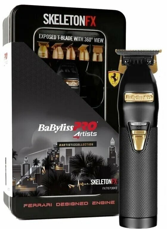 Триммер BaByliss PRO Skeleton BLACK FX OUTLINER FX7870BKE - фотография № 8