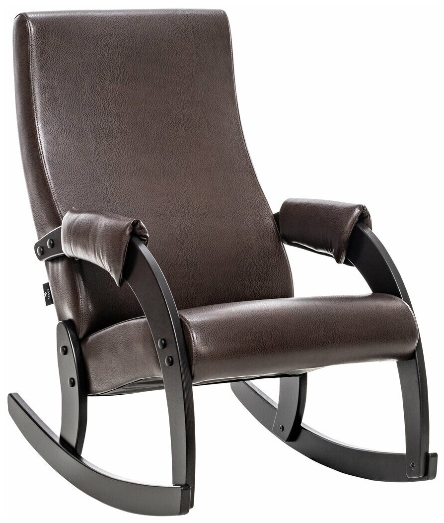 Кресло-качалка Модель 67М, венге, экокожа Vegas Lite Amber