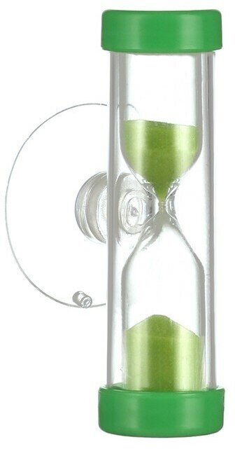 Песочные часы "Лиам", на 3 минуты, с присоской, 6 х 1.8 см, 4 штуки