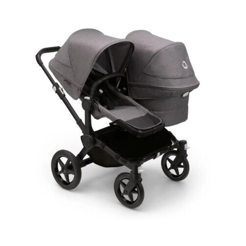 Детская коляска 2 в 1 Bugaboo Donkey5 Duo Black/Grey Melange/Grey Melange