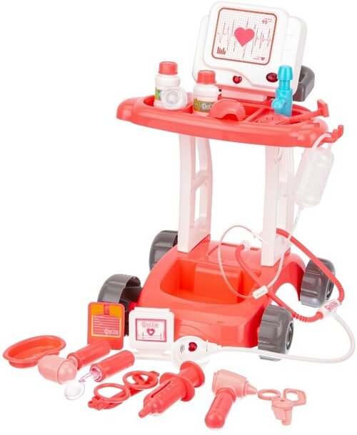 Детский игровой набор Доктор стойка с медицинскими инструментами. арт. 1980381