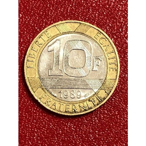 Монета Франция 10 Франков 1989 год #4-6 монета франция 10 франков 1992 год 2 4