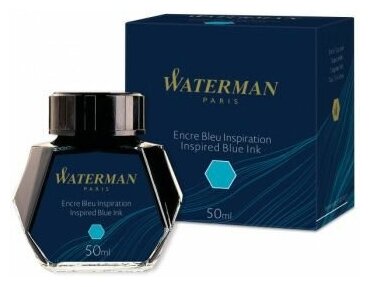 Чернила Waterman Inspired Blue (S0110810) флакон 50 мл, голубые