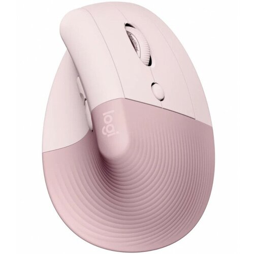 Беспроводная мышь Logitech Lift Ergonomic, розовый