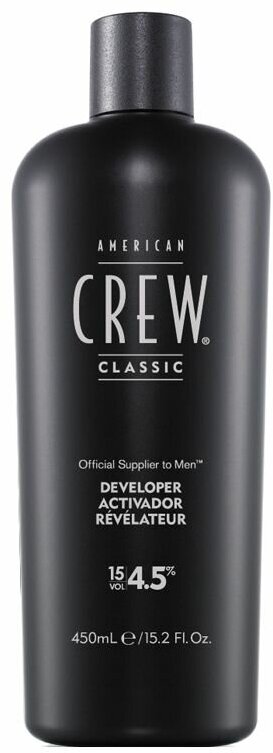 American Crew: Биоактиватор 4,5 % (Developer Activador Revelateur), 450 мл