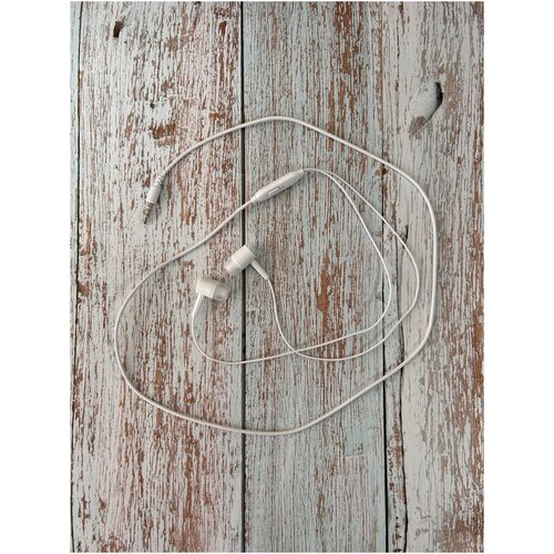 Наушники проводные с микрофоном белые Extra Bass Наушники капельки Наушники для телефона 26900₽