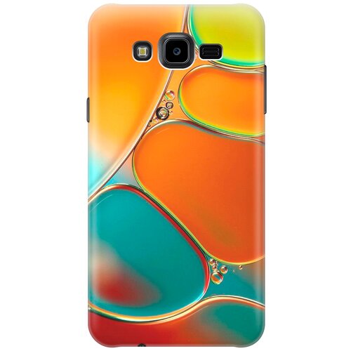 фото Ультратонкий силиконовый чехол-накладка для samsung galaxy j7 neo с принтом "разноцветные пузырьки" gosso