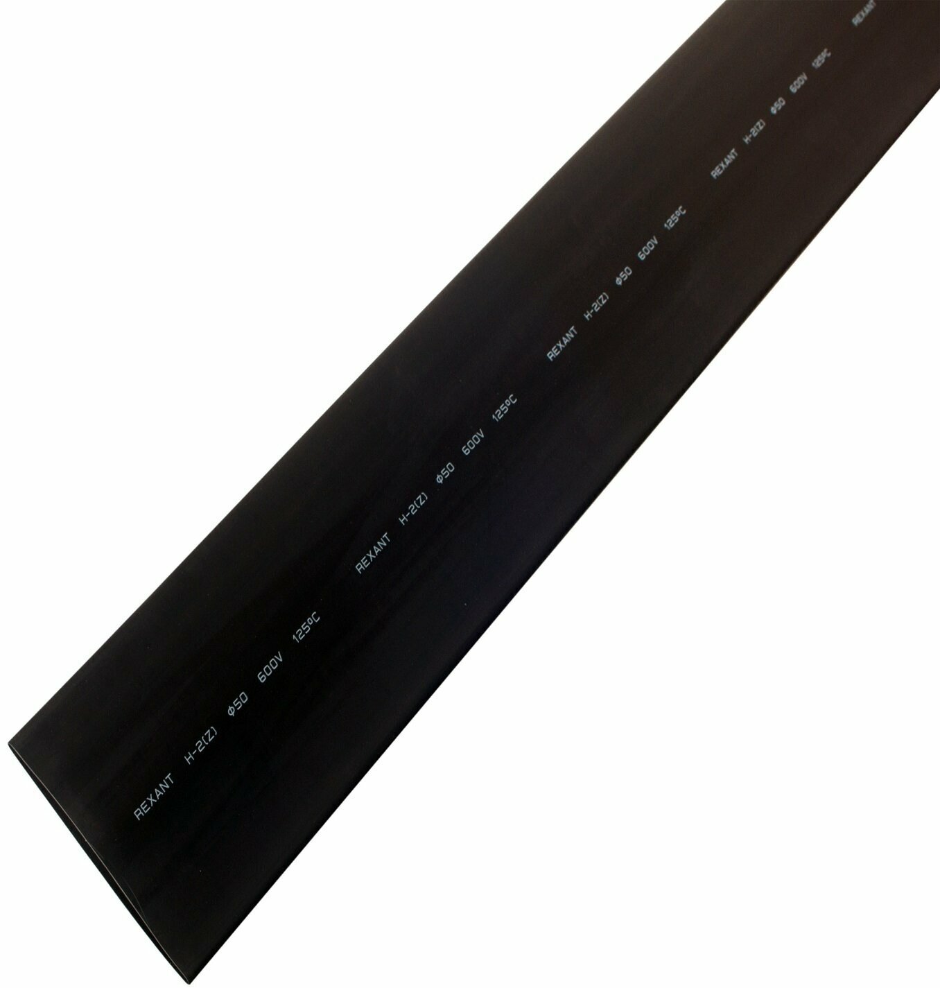 Термоусаживаемая трубка REXANT 500/250 мм черная упаковка 10 шт. по 1 м