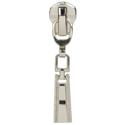 фото Замок-автомат gamma к молнии, металл, тип 5, 10 шт, никель (zam 5m07)