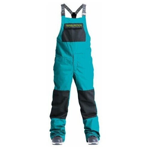 фото Штаны полукомбинезон мужские для сноуборда, горных лыж airblaster freedom bib teal, размер l 686