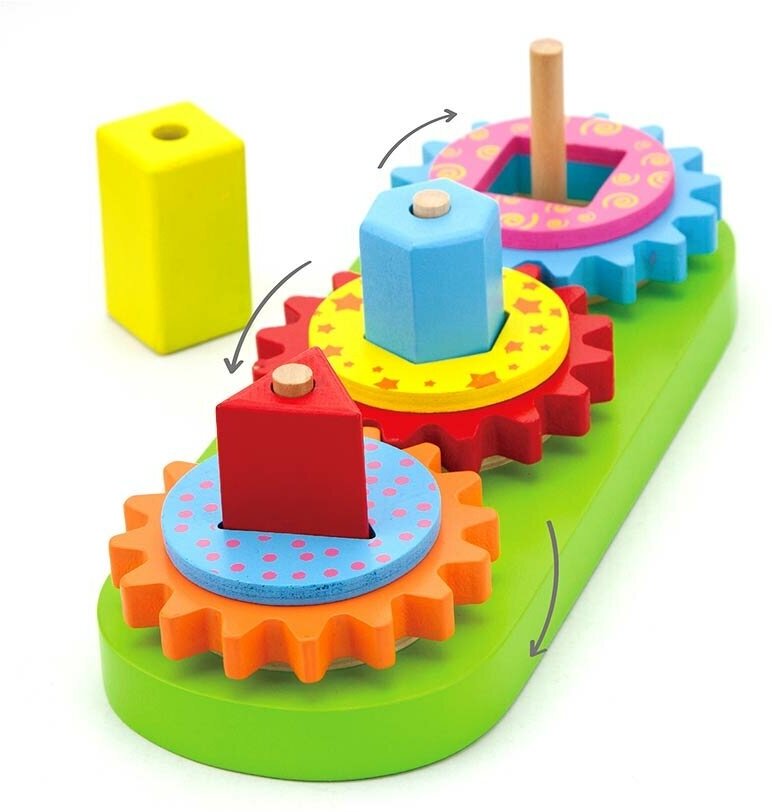 Развивающая игрушка Viga Toys Шестеренки (59611) - фото №4