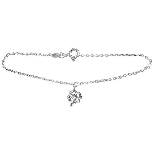 фото Эстет браслет с 1 фианитом из серебра 01б152196, 16 см, 0.94 г