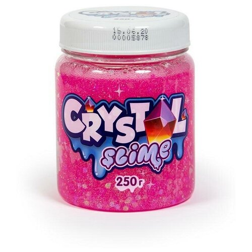 Игрушка Crystal slime, розовый, 250г