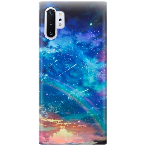 фото Re:pa накладка transparent для samsung galaxy note 10+ с принтом "звездопад"