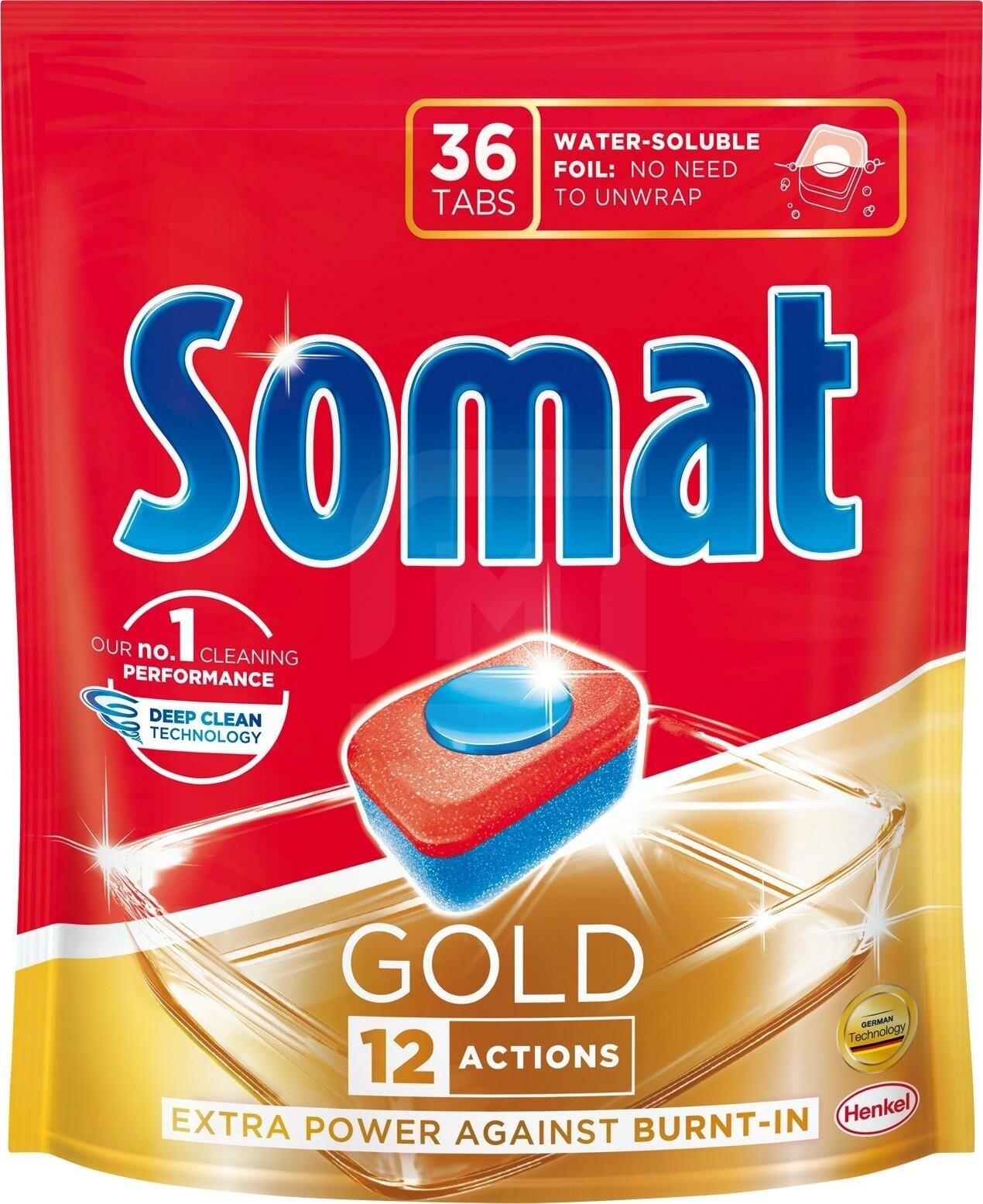 Таблетки для посудомоечной машины Сомат Gold, 36 шт., 0.69 кг, дой-пак - фотография № 9